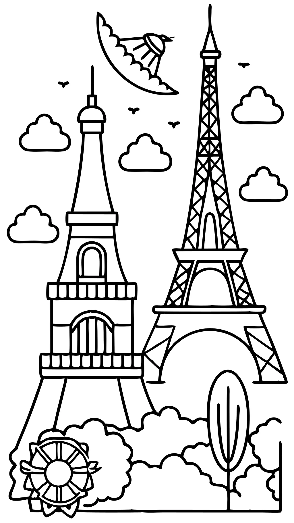 coloriage de Paris